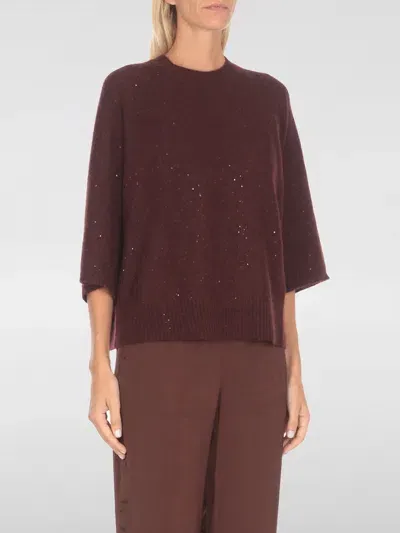 Fabiana Filippi Sweater  Woman Color Burgundy In Burgunderrot