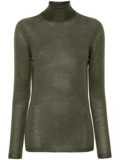 Fabiana Filippi Turtleneck Sweater In Green