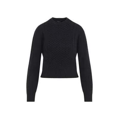 Fabiana Filippi Virgin Wool Pullover In Black