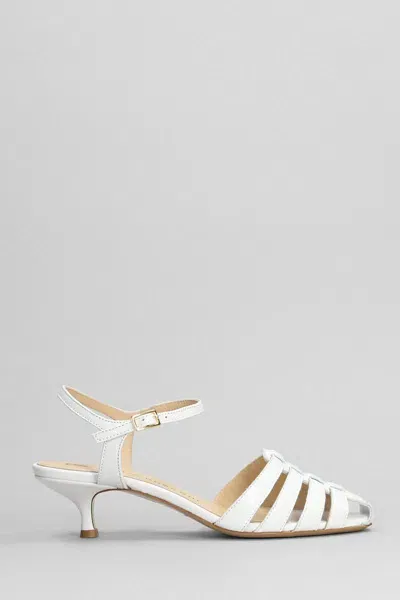 Fabio Rusconi Sandals In White Leather