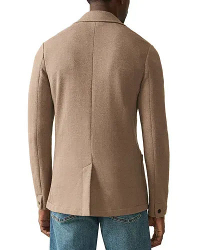 Faherty Inlet Slim Fit Knit Blazer In Walnut