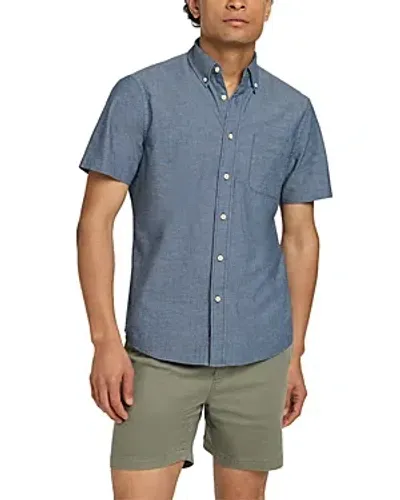 Faherty Playa Regular Fit Print Short Sleeve Button-down Shirt In Weathered