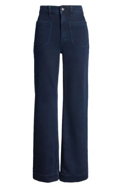 Faherty Stretch Terry Wide Leg Pants In Clermont