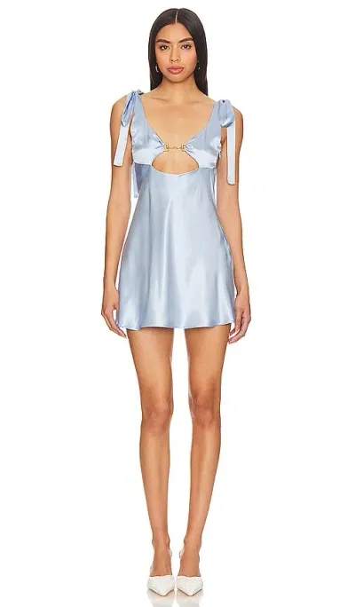 Fait Par Foutch Giselle Dress In Baby Blue