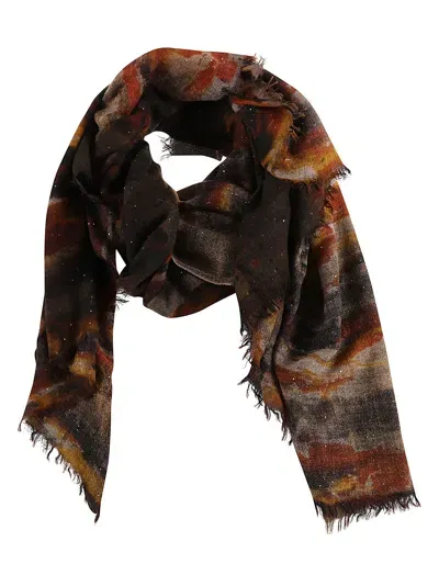 Faliero Sarti Fiammetta Foulard In Brown/bruciato