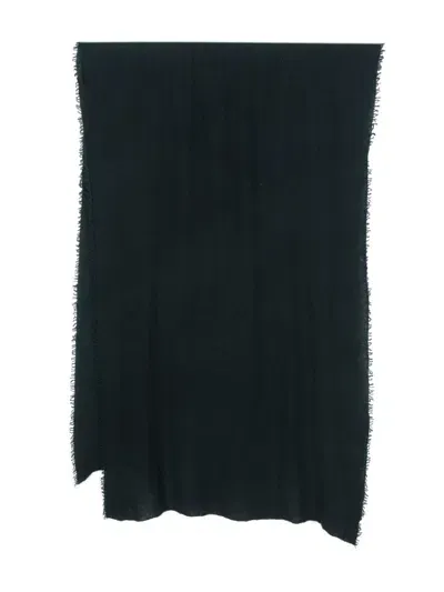 Faliero Sarti Fringed-edge Scarf In Blue