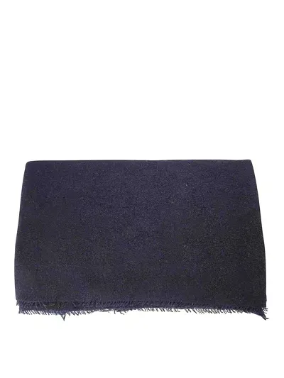 Faliero Sarti Fringed Foulard In Black