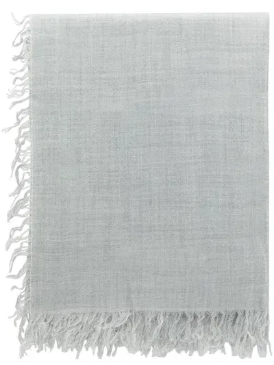 Faliero Sarti Lella Fringed Scarf In Grey