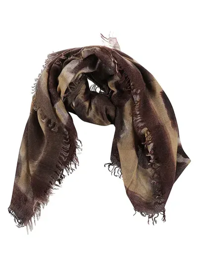 Faliero Sarti Monia Foulard In Camel/brown