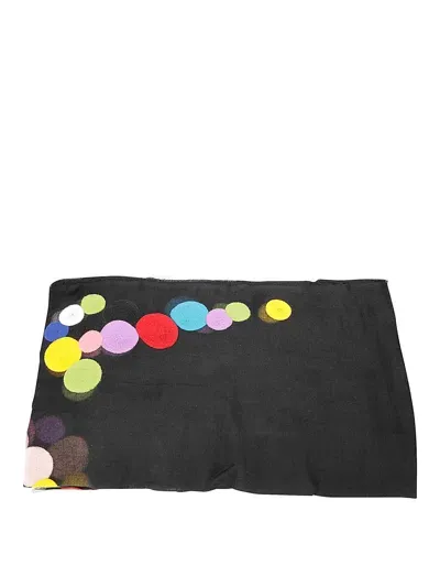 Faliero Sarti Polka Dot Scarf In Black