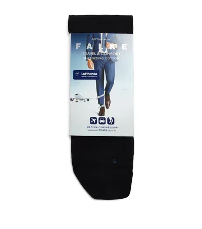 Falke Energizing Knee-high Socks In Navy