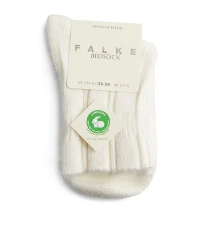 Falke Knitted Bed Socks In White