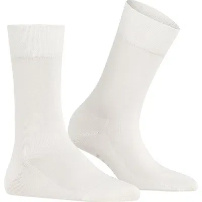 Falke Sensitive London Cotton Blend Socks In Off-white