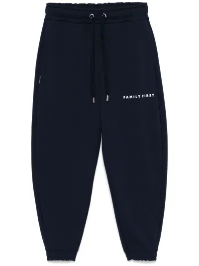 Family First Logo-print Track Pants In Blue