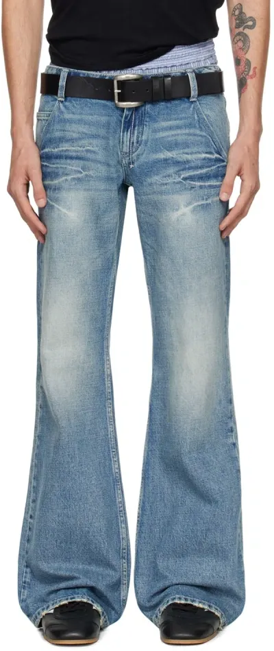 Fax Copy Express Blue 'the Flare' Jeans In Light Blue