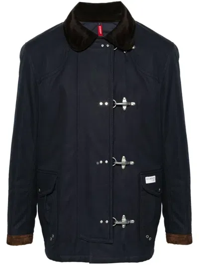 Fay 4 Ganci Jacket In Blue