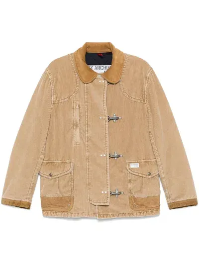 Fay 4 Ganci Jacket In Beige