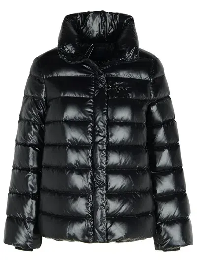 Fay Black Polyamide Down Jacket Woman