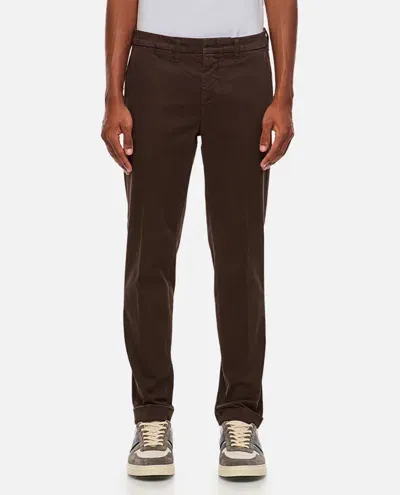 Fay Capri Pant In Brown