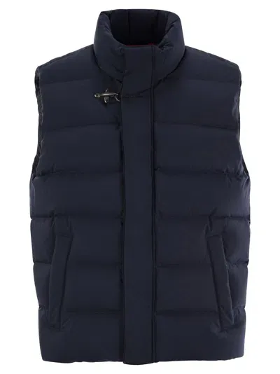 Fay Down Vest In Blue