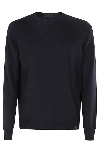 Fay Pullover G Collo In Black