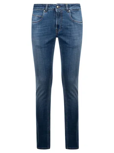 Fay Slim Fit Regular 5 Pockets Jeans In Blue