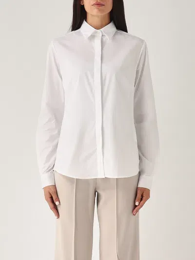 Fay Slim Shirt In Bianco