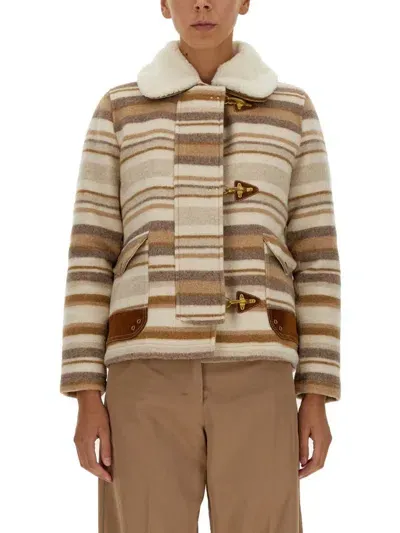 Fay Three-hook Jacket In Multicolour