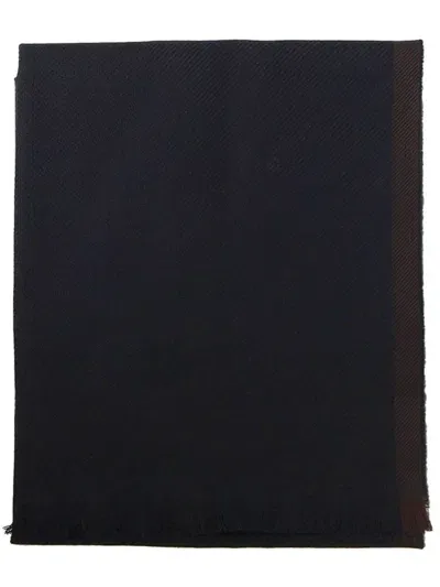 Fay Wool Scarf In Black