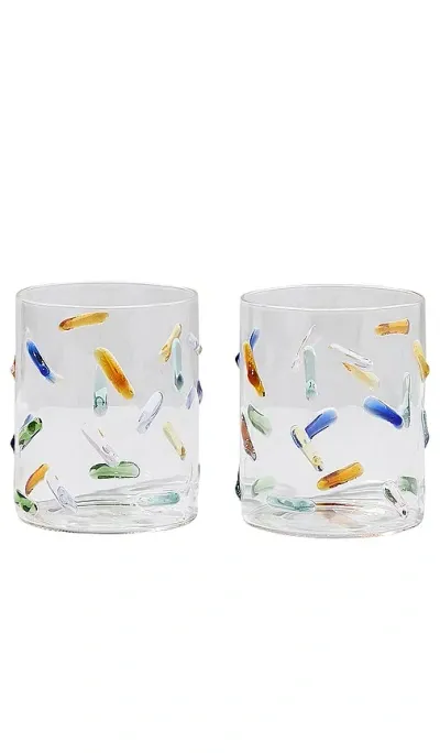 Fazeek Multicolor Limited Edition Confetti Glasses Set