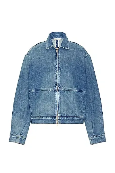 Fear Of God Denim Jacket In Blue