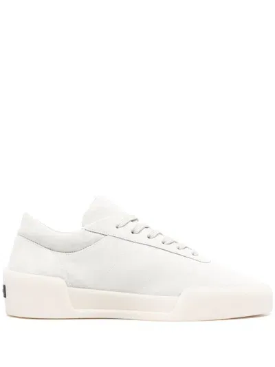 Fear Of God Aerobic Low Leather Sneakers In Neutrals