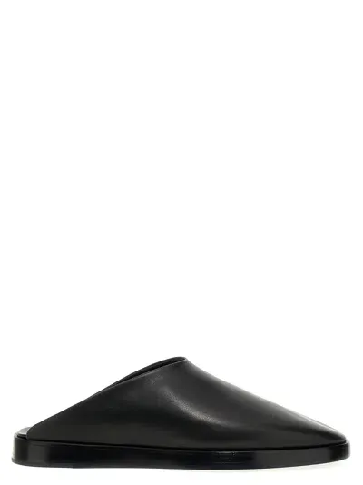 Fear Of God Black Slip On Sandals