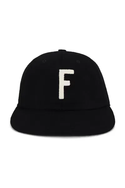 Fear Of God Baseball Cap Fitted In Black