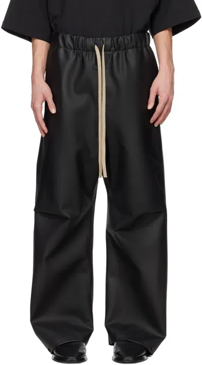 Fear Of God Black Pleated Trousers