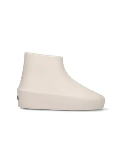 Fear Of God 'california' Ankle Boots In Cream