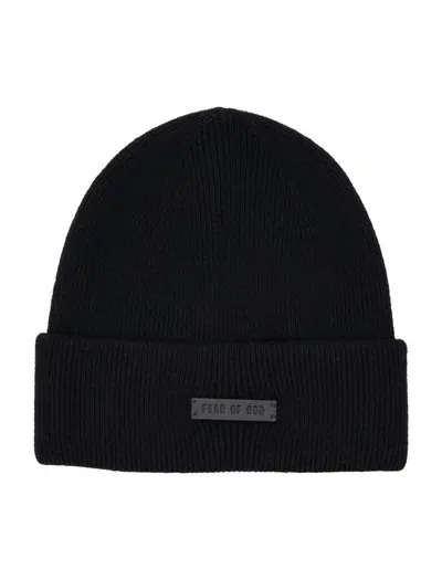 Fear Of God Cashmere Beanie In Black