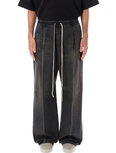 Fear Of God Denim Cargo Pants In Black