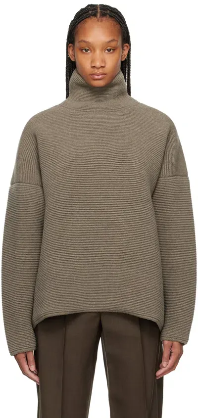 Fear Of God Gray Ottoman Turtleneck In 203 Moose