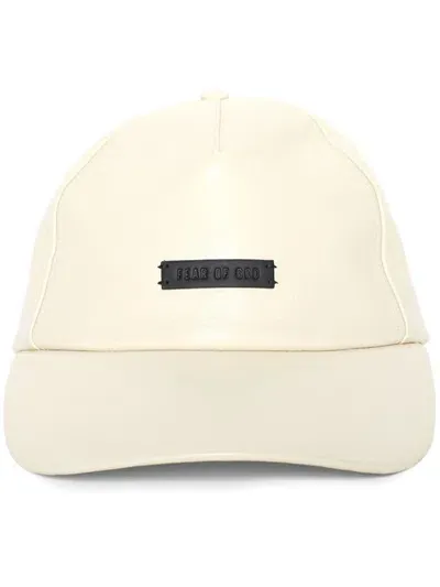 Fear Of God Logo-patch Baseball Cap In Neutrals