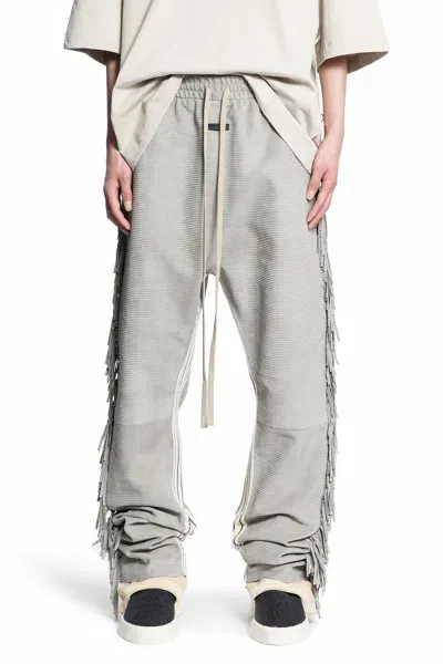 Fear Of God Man Beige Trousers In White