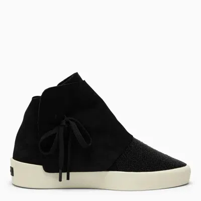 Fear Of God Moc Bead-detail Suede Sneakers In Black