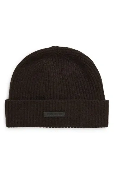 Fear Of God Rib Cashmere Beanie In Mocha