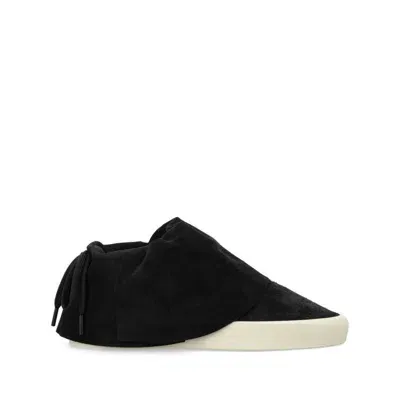 Fear Of God Mens Black Moc Low Layered Suede Low-top Trainers In 黑色