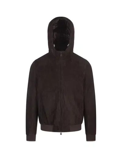 Fedeli Brown Jess Bomber Jacket