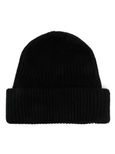 Fedeli Cashmere Beanie In 黑色