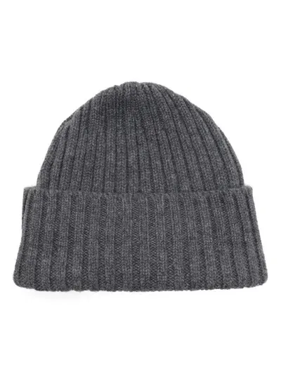 Fedeli Cashmere Beanie In Grey