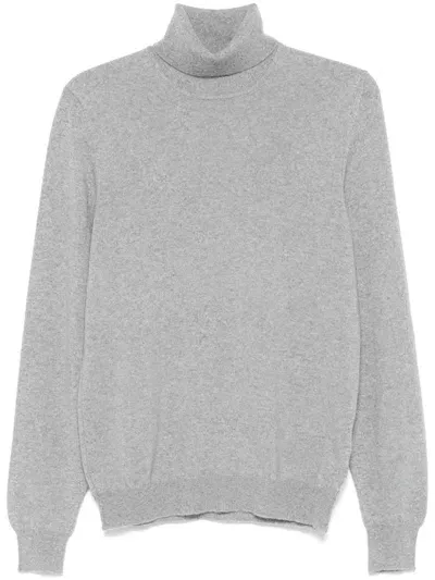 Fedeli Cashmere Sweater In Grey