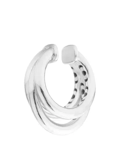 Federica Tosi Ear Cuff Ale Silver In Metallic