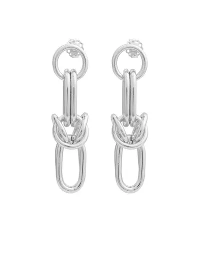 Federica Tosi Earring Cecile Silver In Metallic